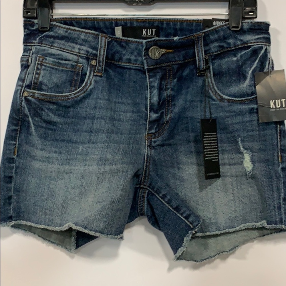 Kut From The Kloth Gidget Fray Short Stimulating